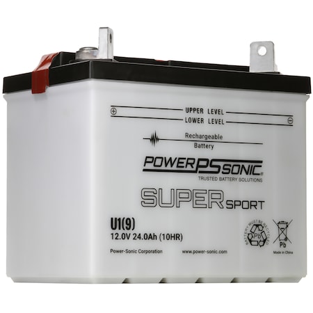 Power Sonic U1(9) Lawn & Garden Conventional Battery U1(9)